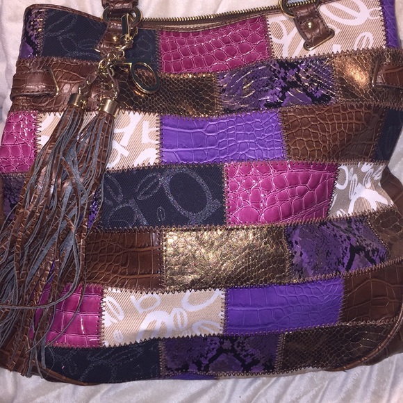 bebe patchwork bag - Picture 2 of 8